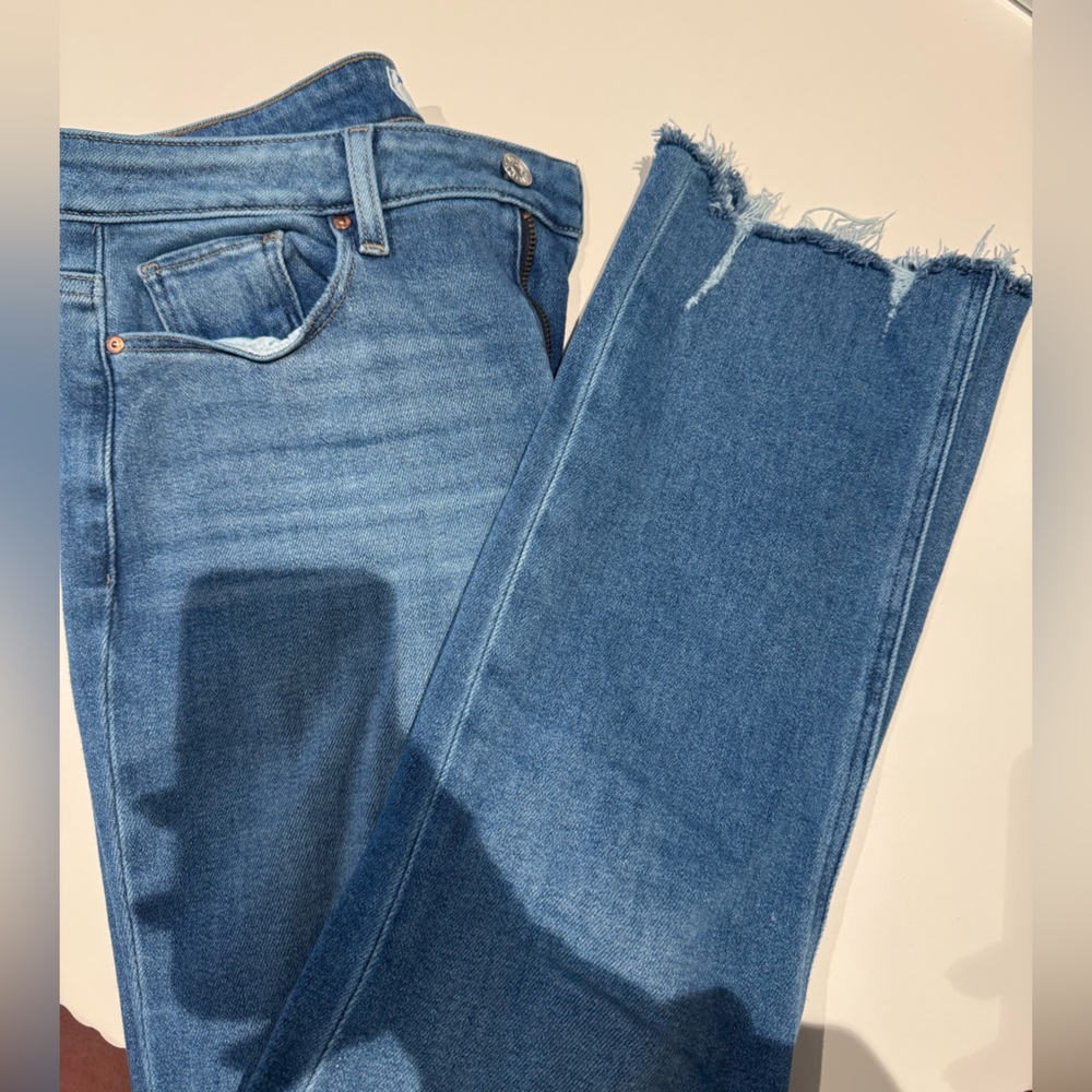 PAIGE Blue Ankle Jeans